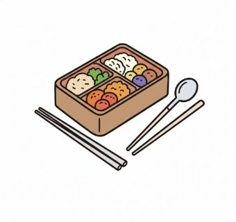 お弁当のイラスト